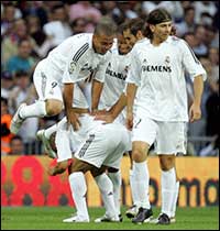 REAL MADRID, LES JOUEURS UTILIS�S EN CHAMPIONNAT